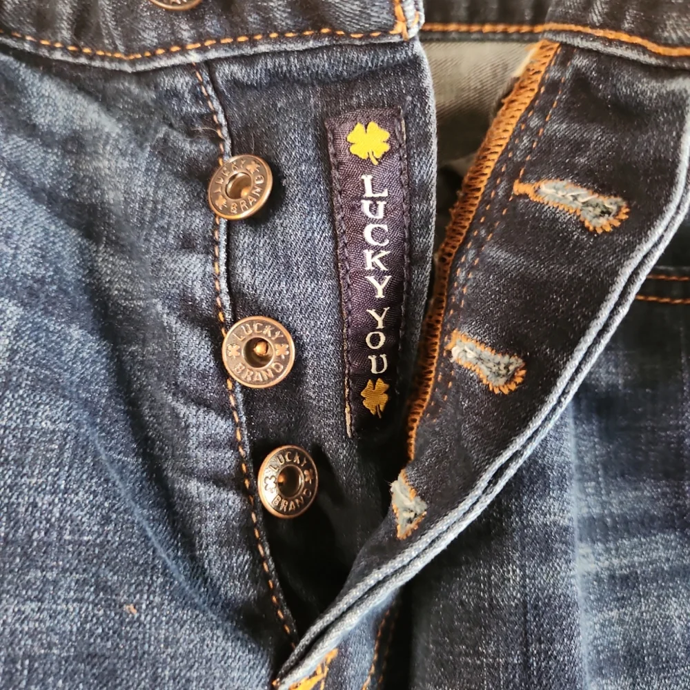 LUCKY Brand jeans, Women's blue jeans, straight leg, 121 heritage, Size … - Picture 7 of 9